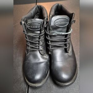 Ladies size 7.5 black NY Lug Co boots